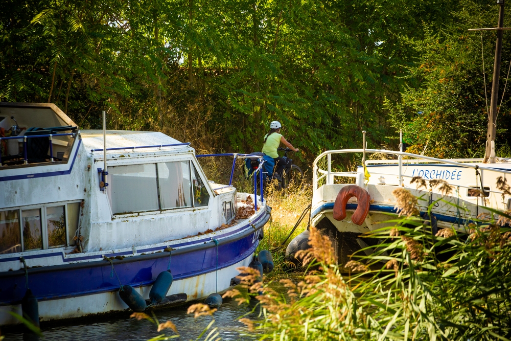 Vélo le long du Canal du Midi
