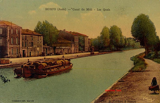 Carte postale ancienne Port de Homps