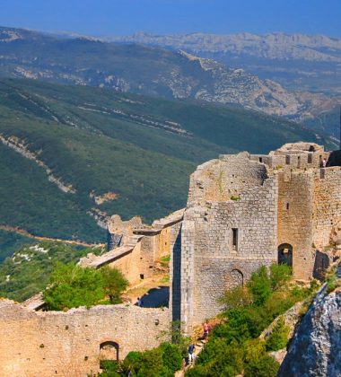 El castillo de Peyrepertuse