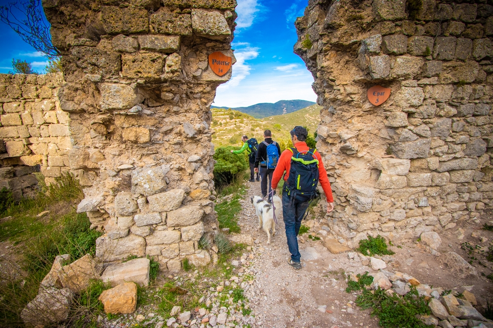 Château d'Aguilar à Tuchan, site du Pays Cathare