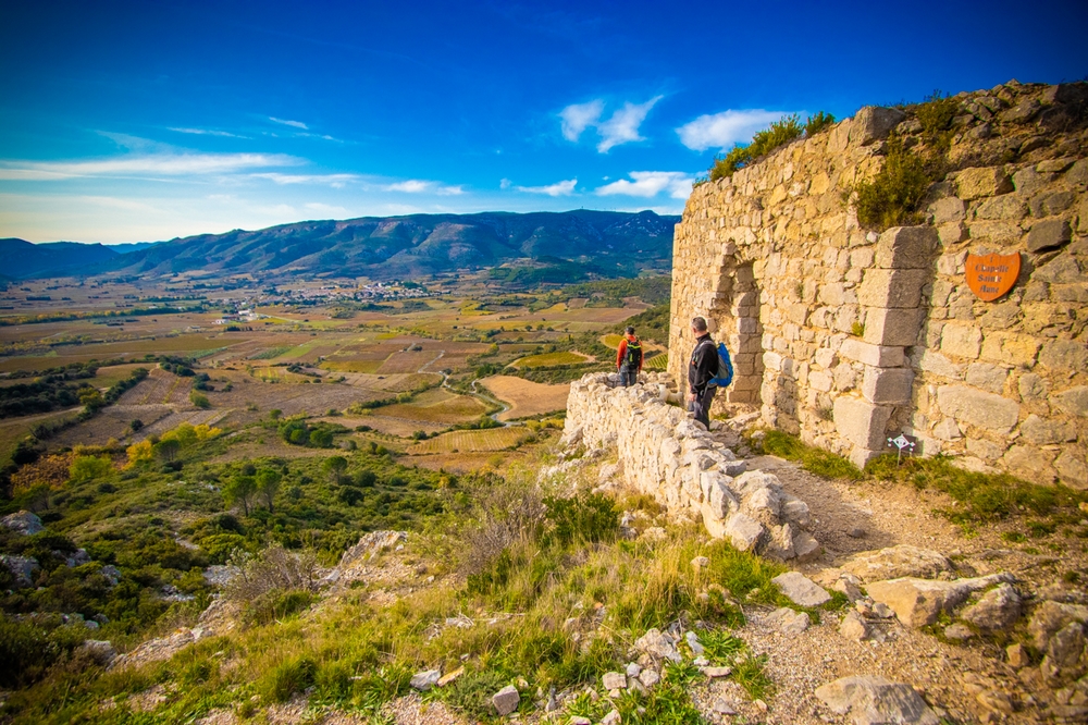 Château d'Aguilar à Tuchan, site du Pays Cathare