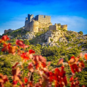 Château d'Aguilar à Tuchan, site du Pays Cathare