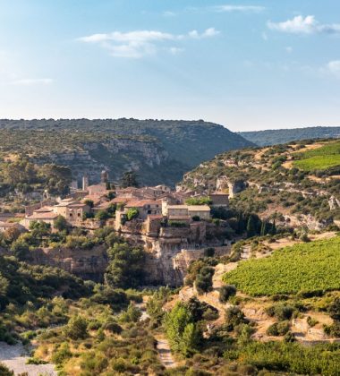The city of Minerve, gorges of the Cesse and Brian