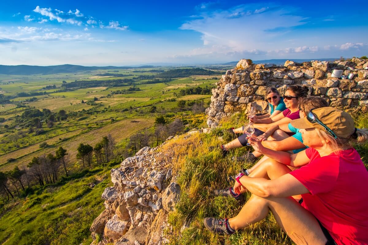 Apéro entre copines à la Bouisse à Montséret