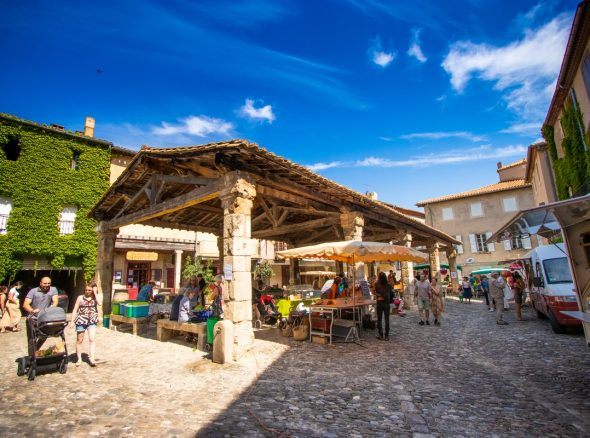 À la découverte du marché de Lagrasse !