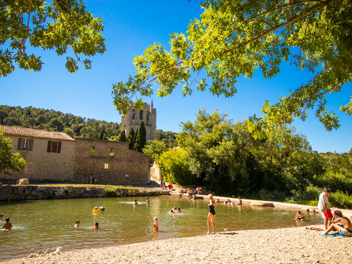 baignade Lagrasse Aude