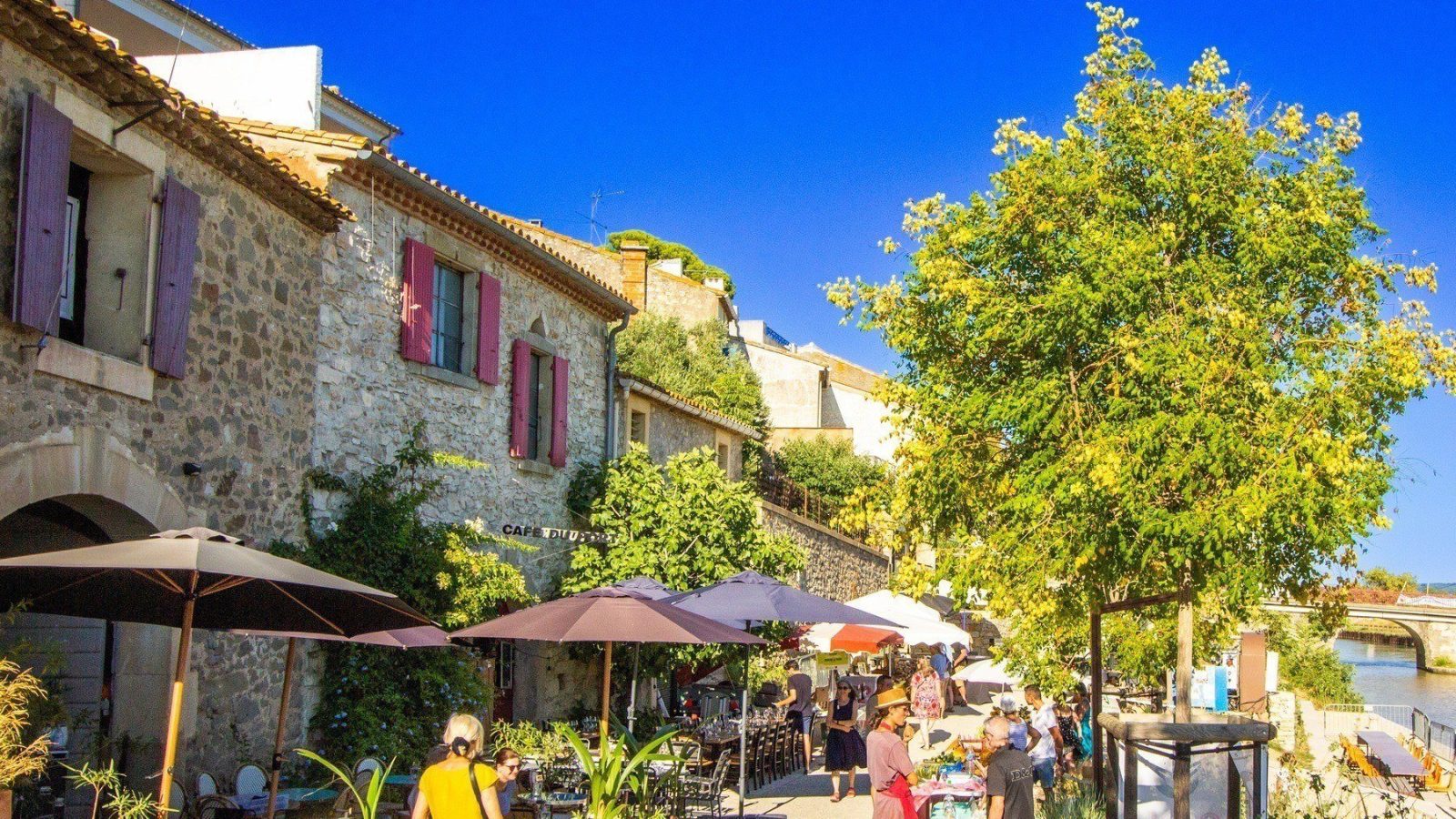 Paraza canal du midi Aude