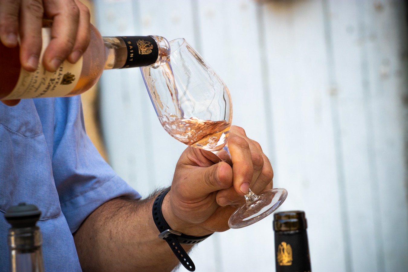 Rando et dégustation vin château saint Estève Thézan