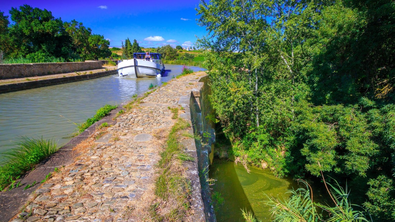 canal du midi Paraza pont canal du Répudre