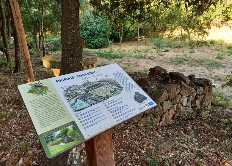 LE SENTIER DE FOURQUES ET SAINT ROME