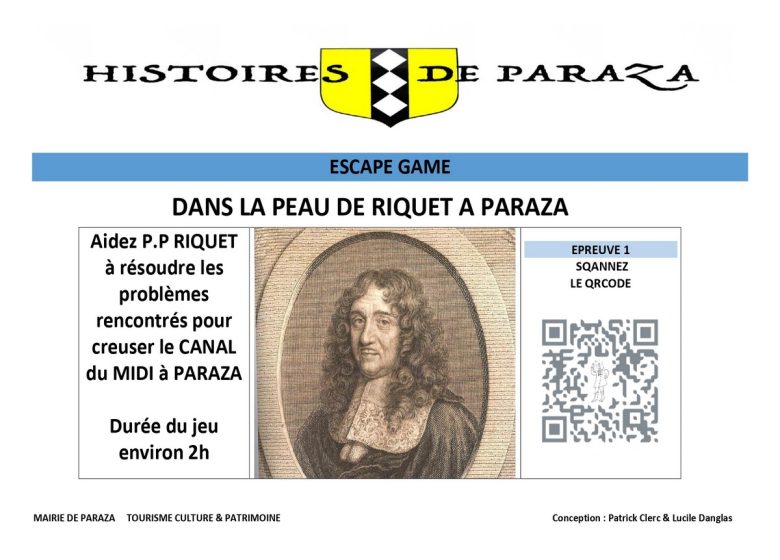 PUZZLE ROUTE – IN THE SKIN OF RIQUET – WITH THE CHATEAU DE PARAZA