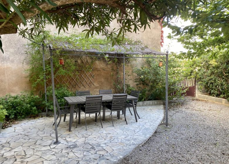 THE COURTYARD IN CORBIERES