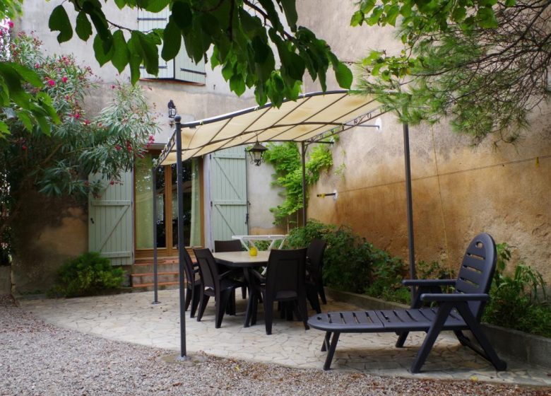 THE COURTYARD IN CORBIERES