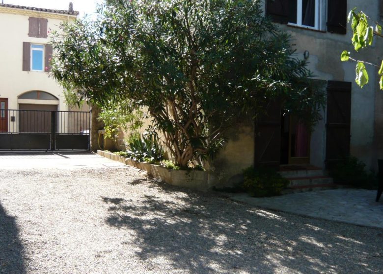 THE COURTYARD IN CORBIERES