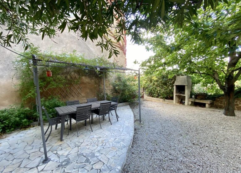 THE COURTYARD IN CORBIERES